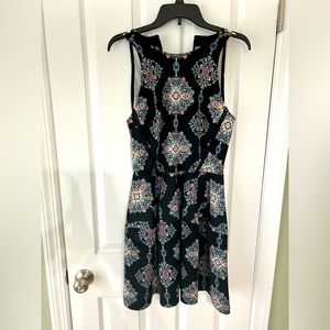 Black dress with colorful detail!